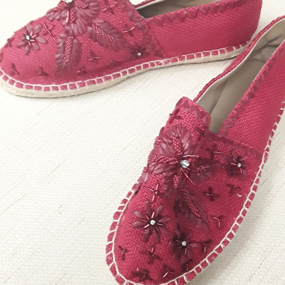 Johnny Was Antik Batik Red Tori Espadrilles